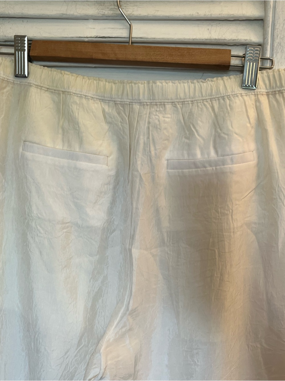 J.CREW Women's Cosmo Stratus Wide Leg Pants. Size XS Yellow/White NWT - Picture 4 of 7